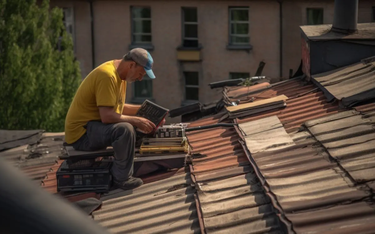 comment réparer une toiture qui fuit